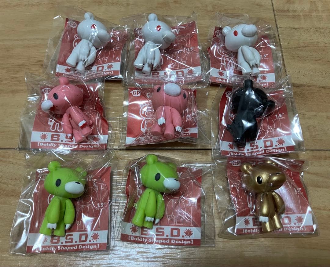 【希少】2009年　グルーミー　B.S.D フィギュア　おつまみサイズ弐　9個