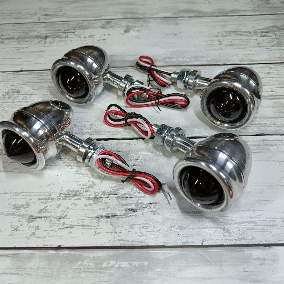 アルミ製ビンテージウインカー　クラシック　ビンテージ　レトロ 管050626