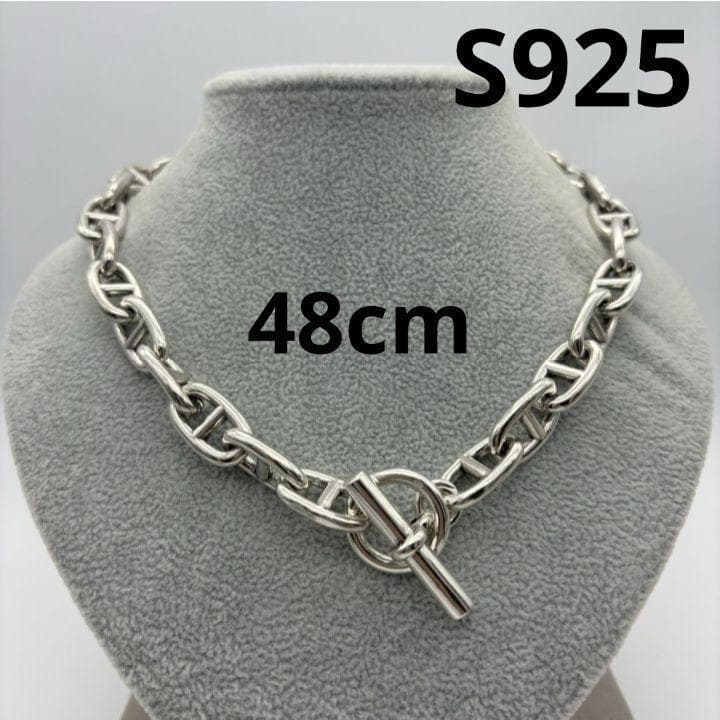 ■新品■ TGM シルバー 925 ネックレス シェーヌダンクル マンテル TGM シルバー 925 ネックレス シェーヌダンクル マンテル S925 刻印