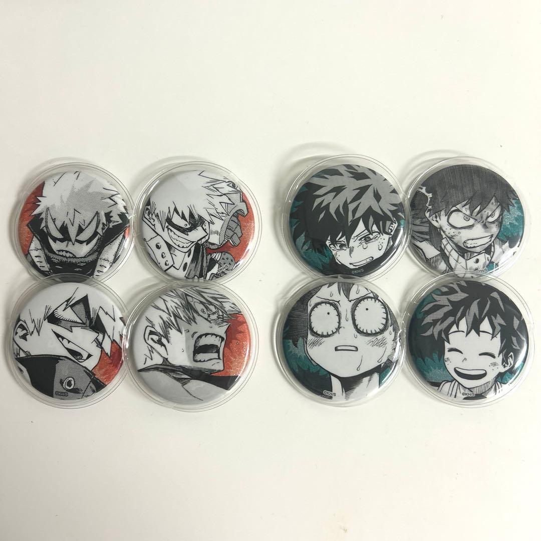 僕のヒーローアカデミア 缶バッジ EMOTIONS 緑谷出久 爆豪勝己