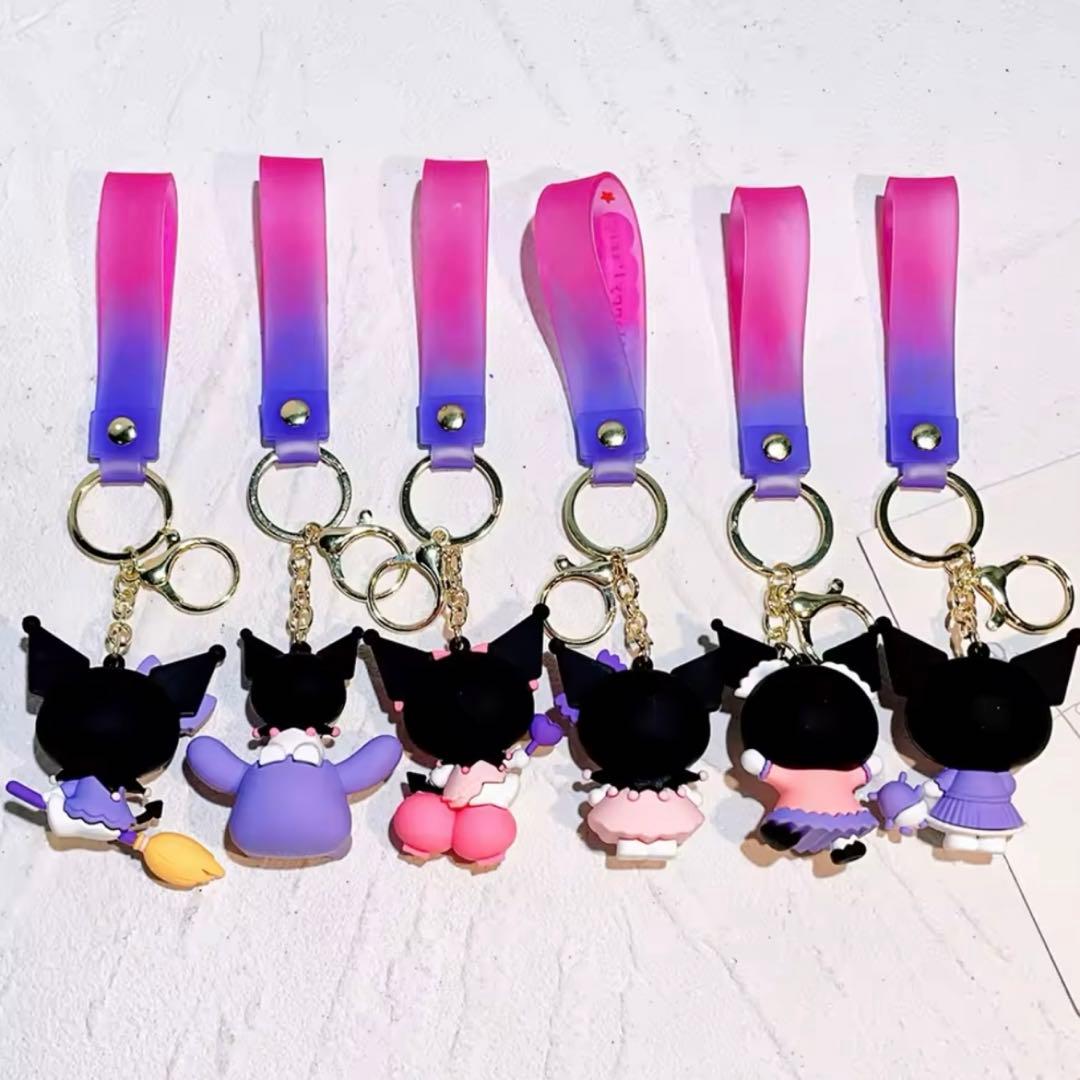 サンリオ クロミちゃん バクくん ピンクverキーホルダー ストラップ 6