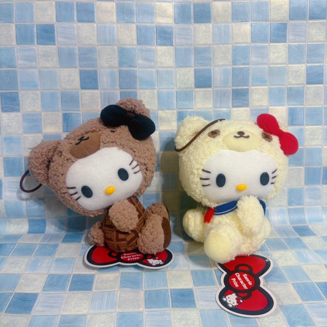 サンリオ　ハローキティ　クマのコスチューム　ぬいぐるみ　2点セット　2011年製