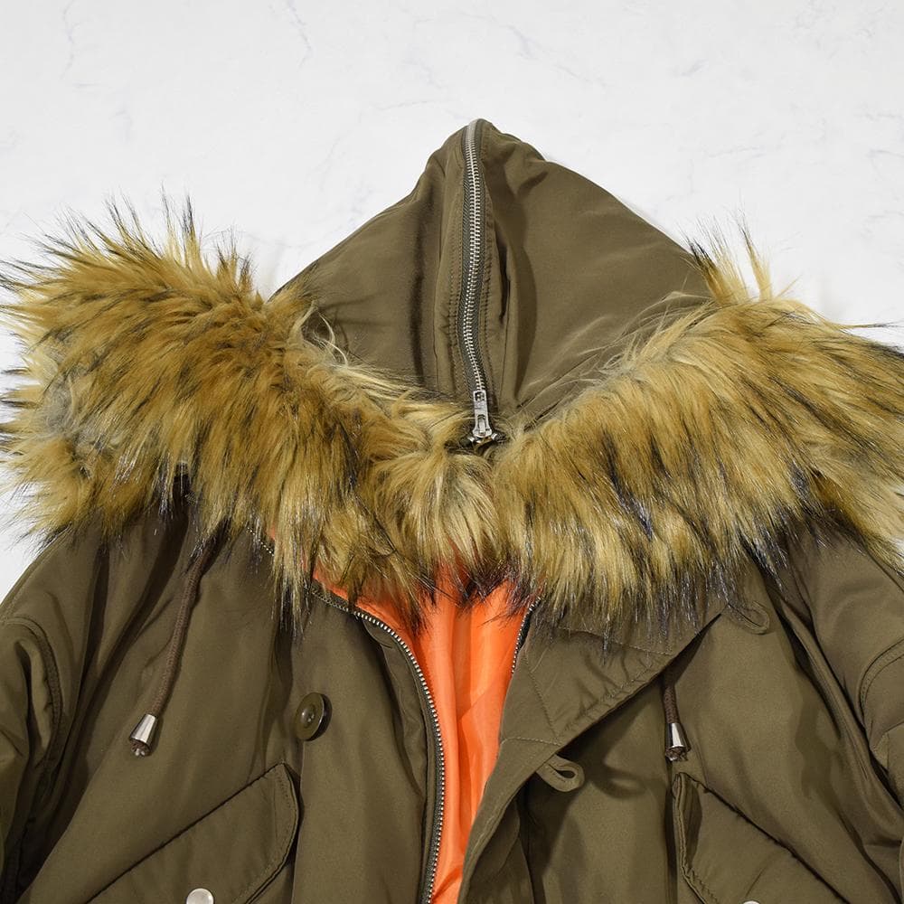 ギャル EVRIS シャーリングスリーブ N-2B 短丈 フライトジャケット