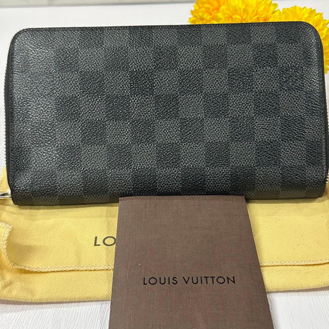 ルイヴィトン　ダミエ　財布　長財布　ジッピーウォレット　オーガナイザー
