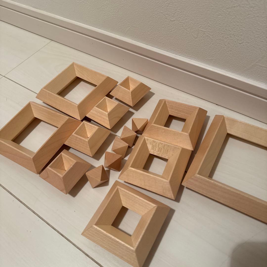 専用です】ネフ社 Naef ダイアモンド 白木 積み木 スイス製 - メルカリ