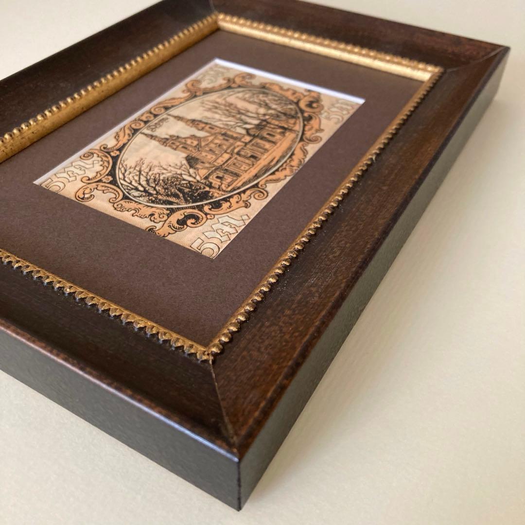 374》アートフレーム アンティーク ノートゲルト ドイツ 額装品 - メルカリ