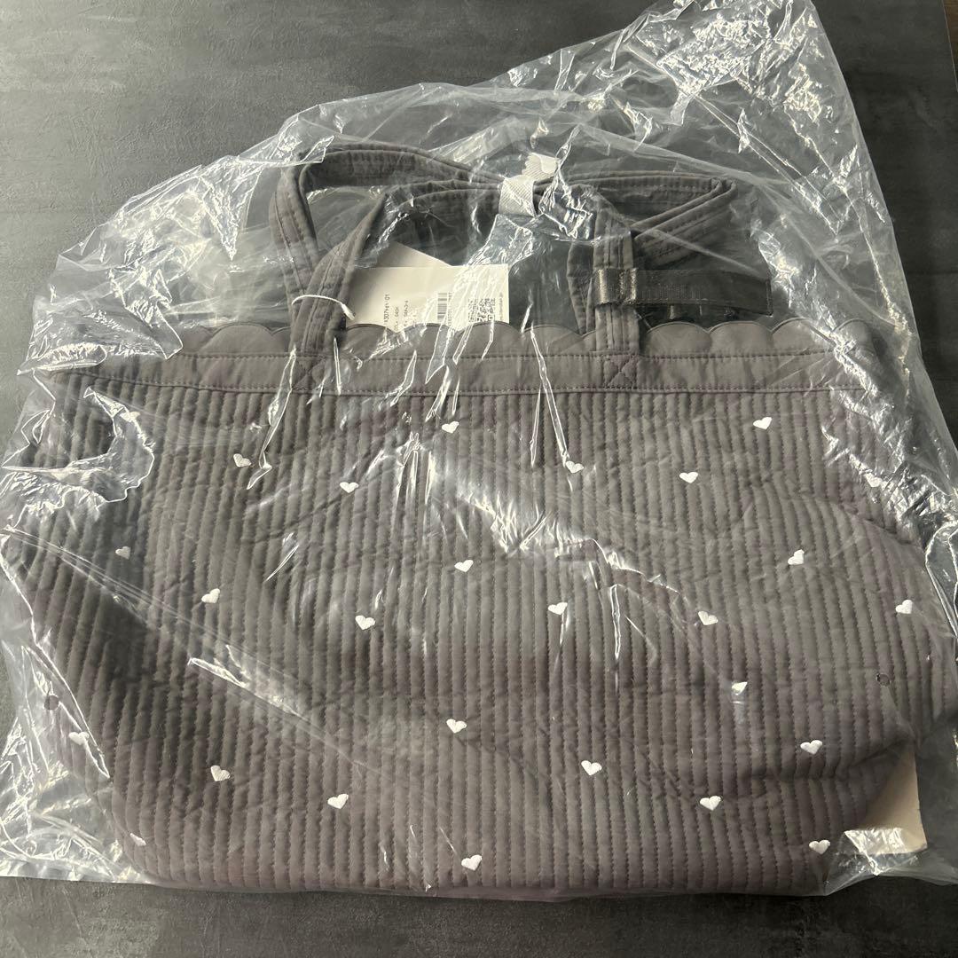 【最終価格】DONOBAN☆ドノバン　ハートスカラップトートバッグ　グレー