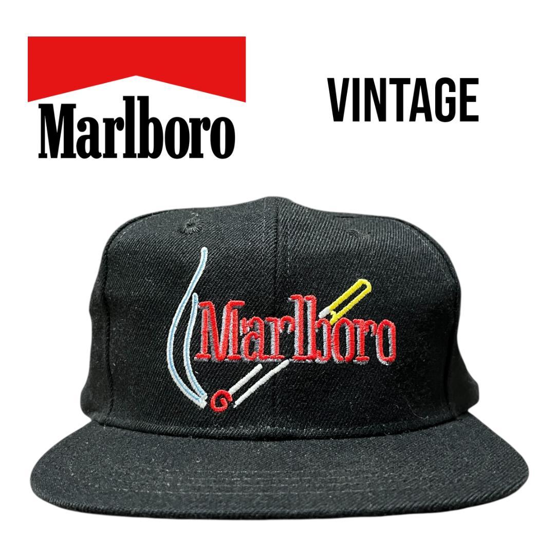 【(¯―¯٥)】　Marlboro　マルボロ　キャップ　ビンテージ　タバコ
