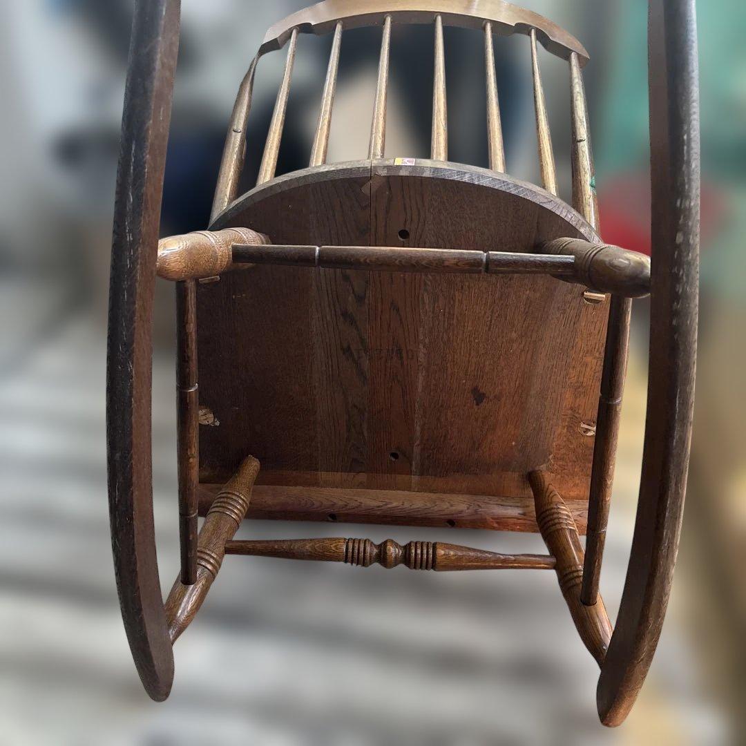 飛騨産業 キツツキ 木製ロッキングチェア ダークブラウン - メルカリ