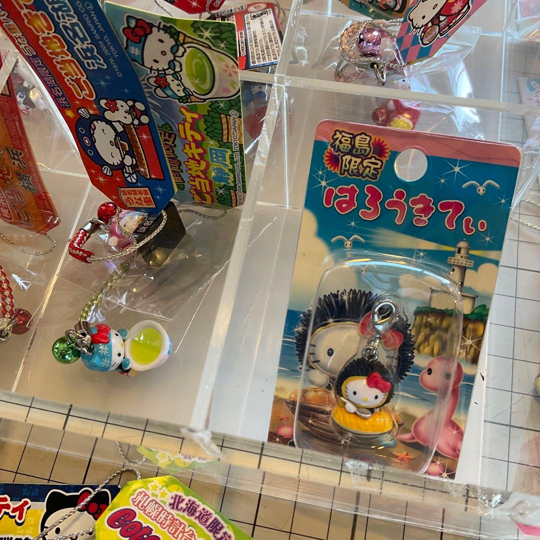 椰子　キティ ストラップ 根付　4個セット　送料込み