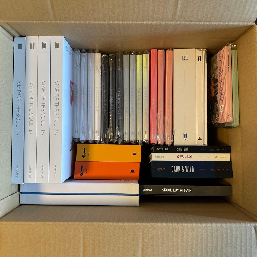 【最終価格、未再生】BTS CD まとめ売り　29点セット