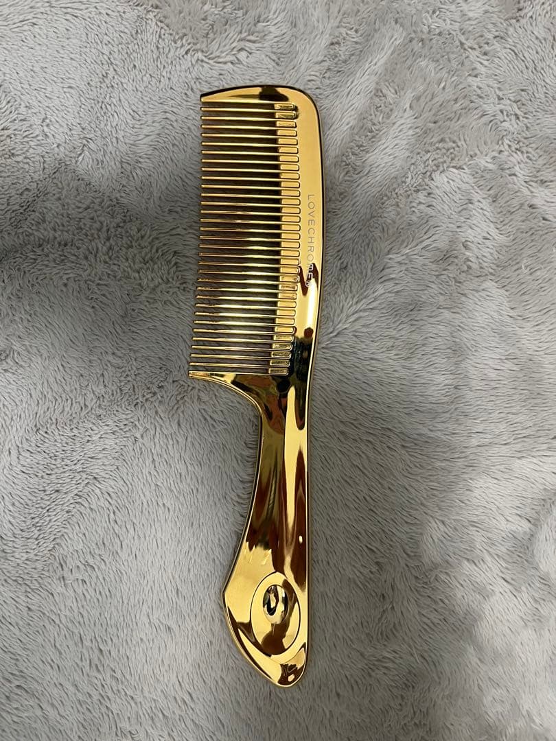 LOVECHROME ゴールドコーム 専用ポーチ付き - メルカリ