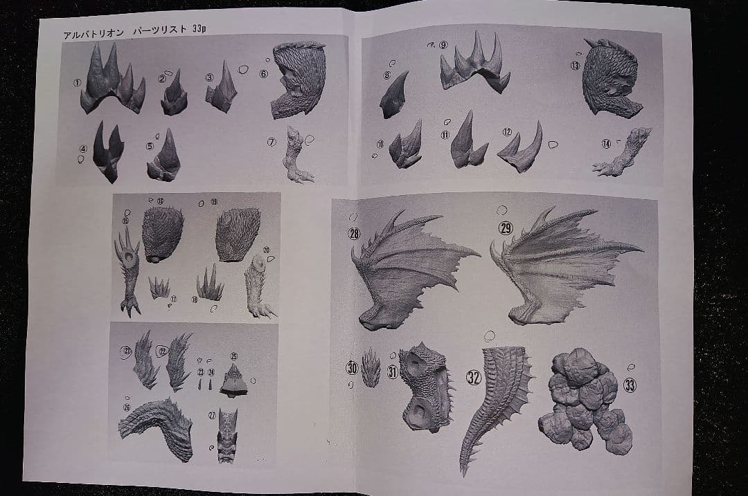 モンスターハンター ガレージキット アルバトリオン ススキガレージ未