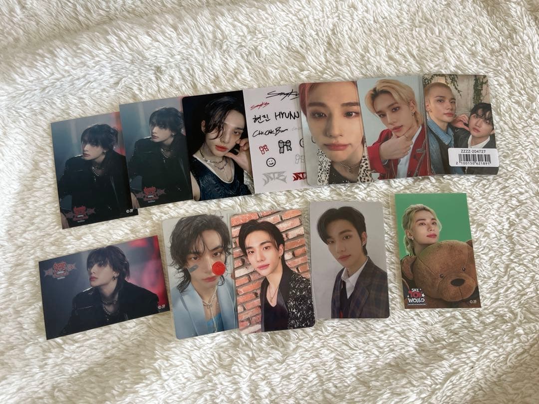 Straykids ヒョンジン トレカ セット - メルカリ