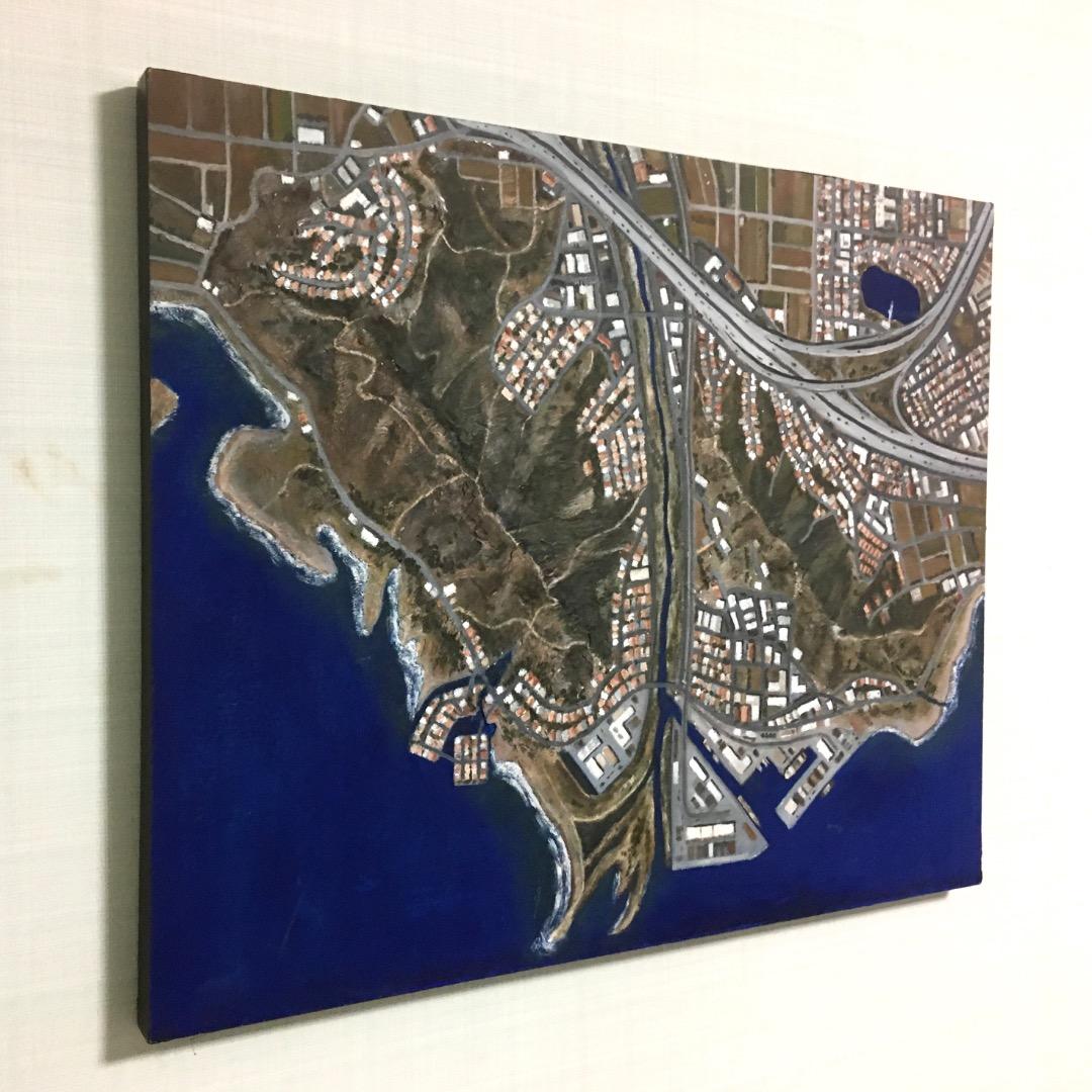 オリジナル絵画作品《Satellite Imagery No. 8》