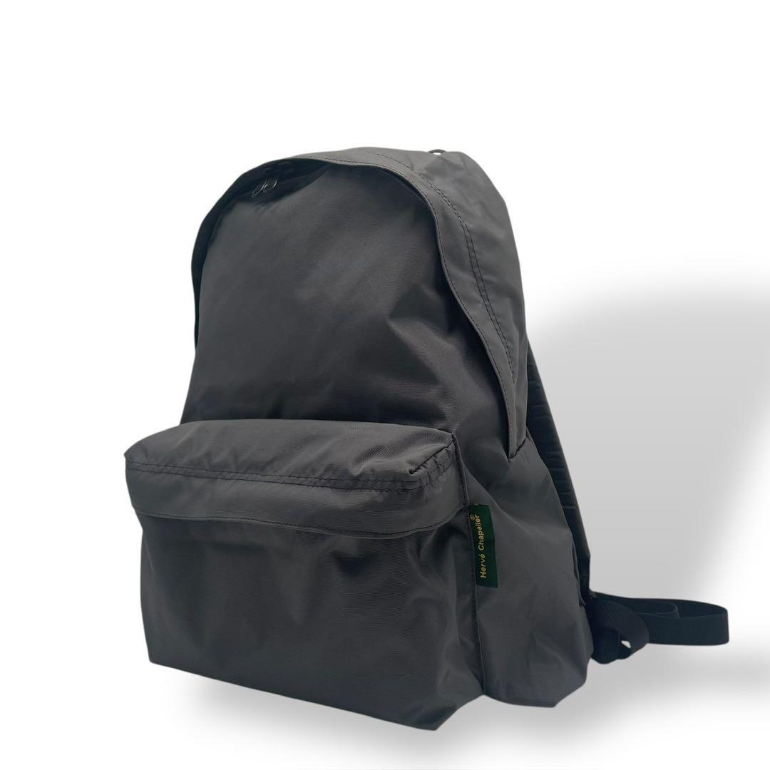 極美品 エルベシャプリエ 978N グレー デイパック リュック 軽量