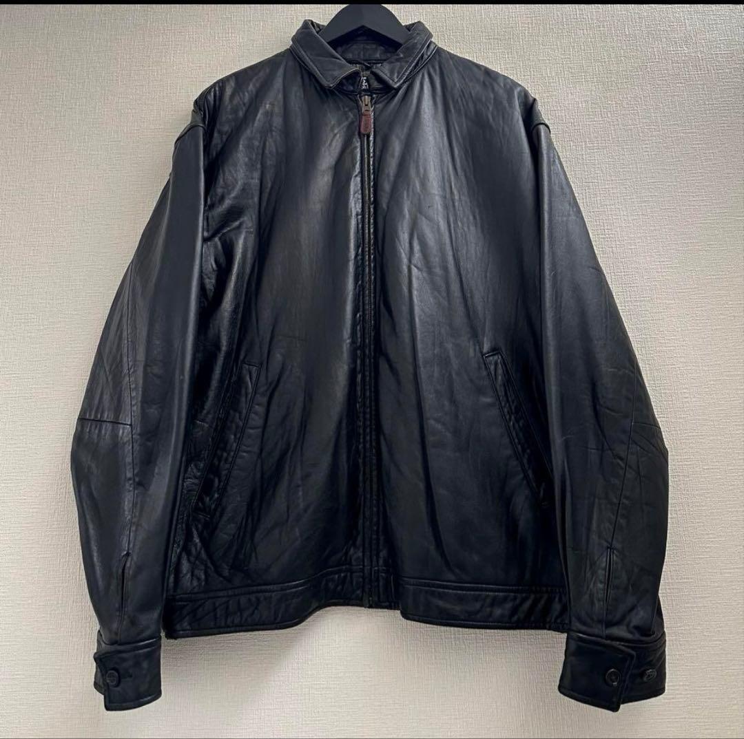 い*ん様 超スペシャル 90s ポニーマーク無 ラルフローレン レザー ジャケッ 超スペシャル 90s ポニーマーク無 ラルフローレン レザーJKT