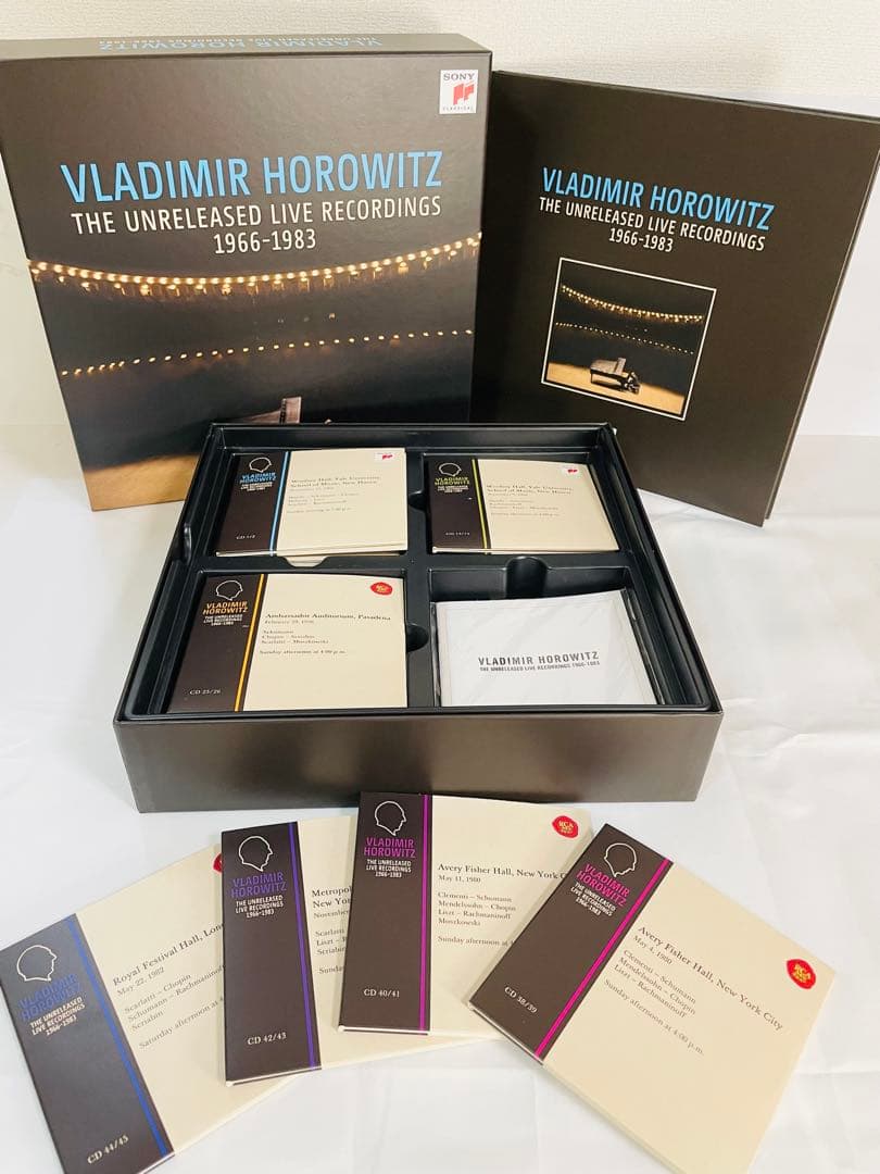 ホロヴィッツ 未発表ライブ録音集(1966-83)50CD 生産限定 日本語訳付
