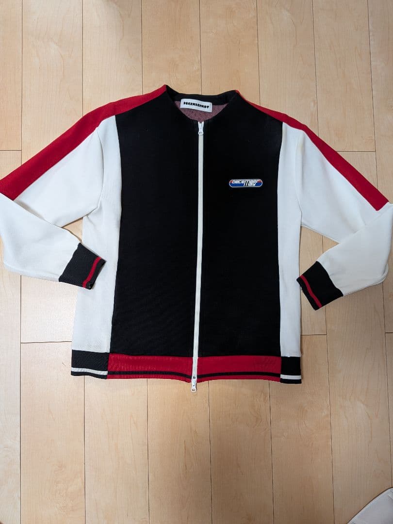 ・DECEMBERMAY ディセンバーメイ　ジップアップブルゾン　XL 竹内ゴルフMakeShop店_ディセンバーメイ ニットブルゾン