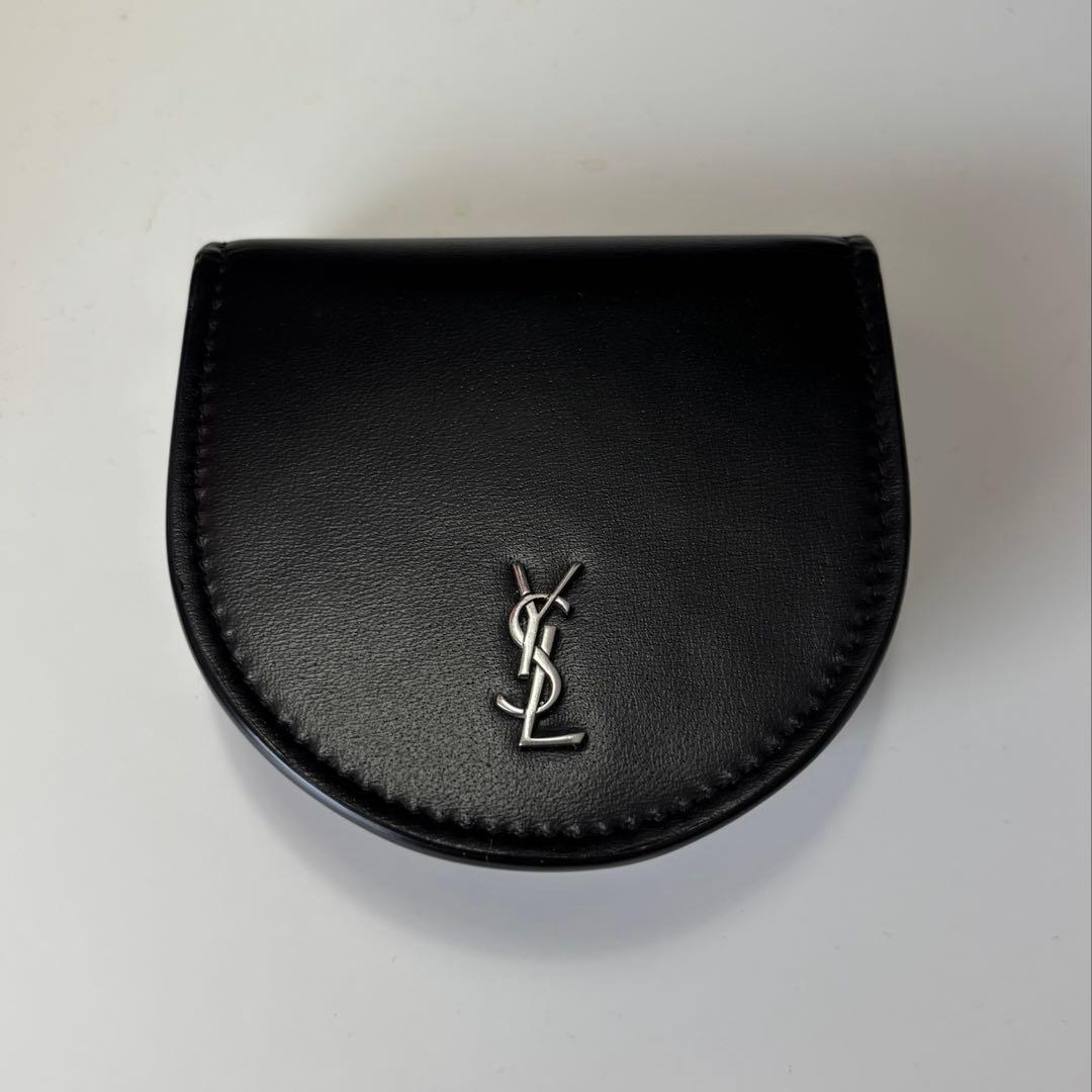 もりかん様【超美品】SAINT LAURENT 黒レザーケース サンローラン SAINT LAURENT カードケース 名刺入れ 469338BTY7N-1000