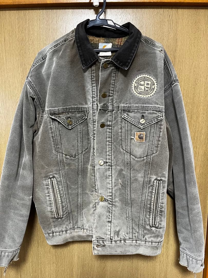 Carhartt グレー デトロイトジャケット L