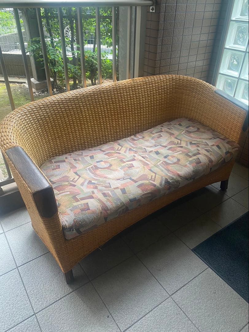 CASABLANCA カサブランカ　ラタンソファ　2人がけソファ　アジアン家具