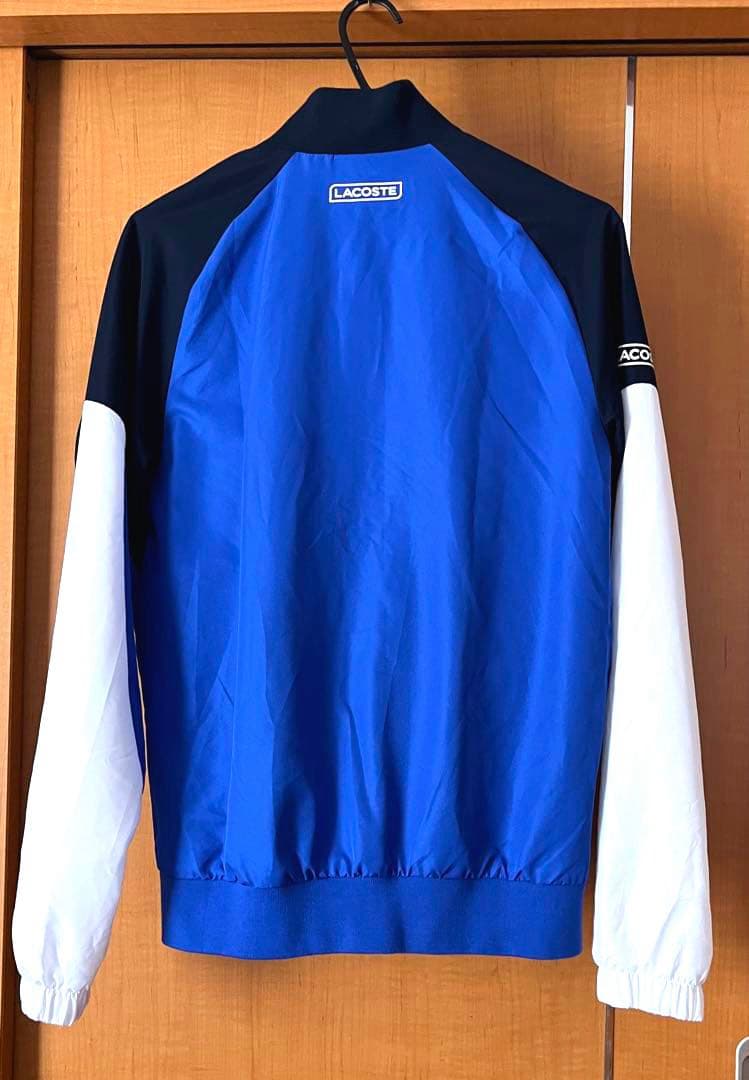 LACOSTE カラーブロックテニストラックスーツ ブルー メンズUSサイズS