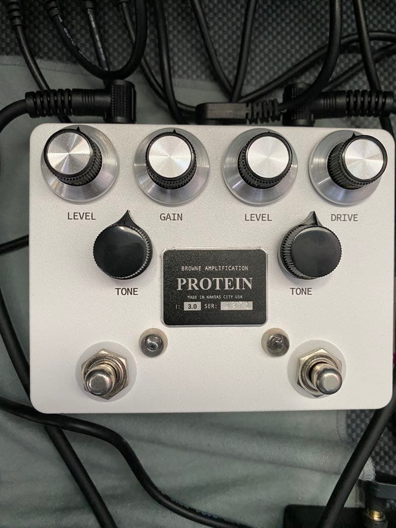 ギター Browne amplification PROTEIN The Protein Dual Overdrive Pedal — Browne Amplification
