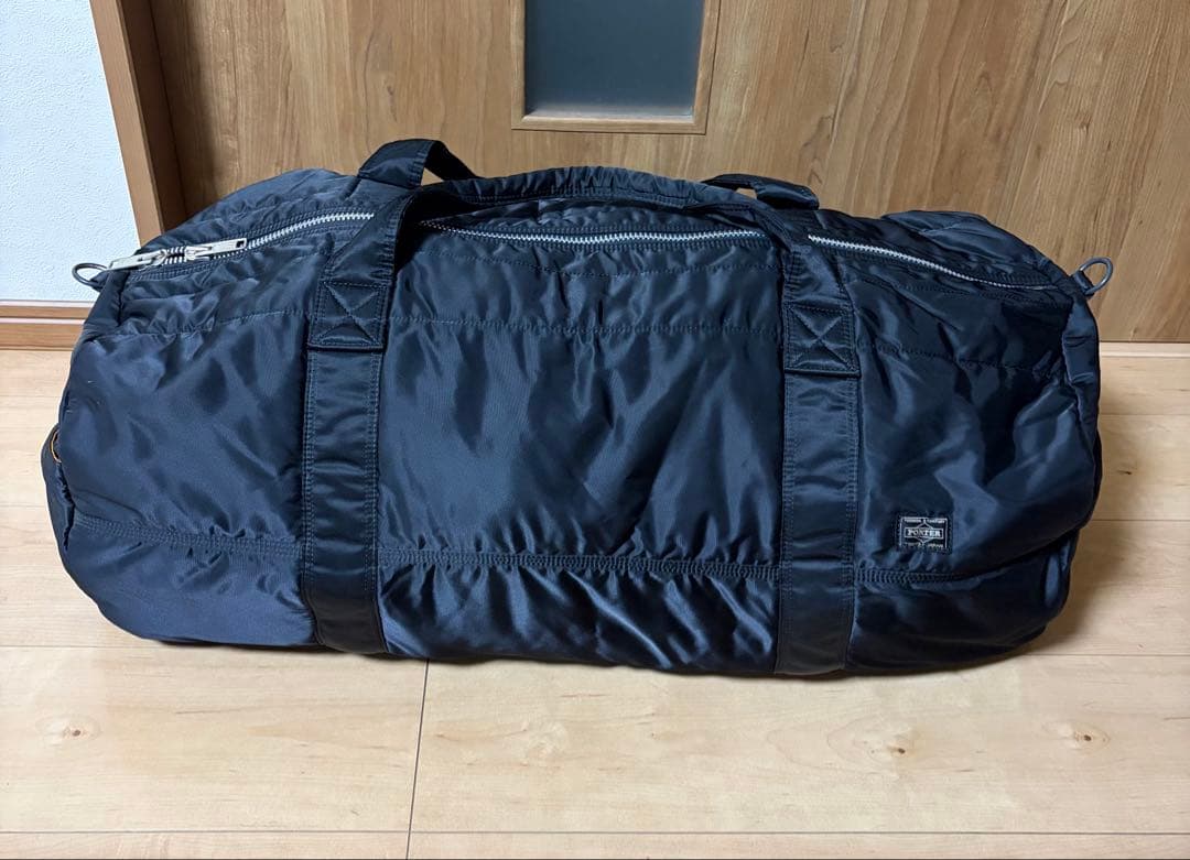 porter ポーター ドラム ボストンバッグ ナイロン タンカー 2way 黒