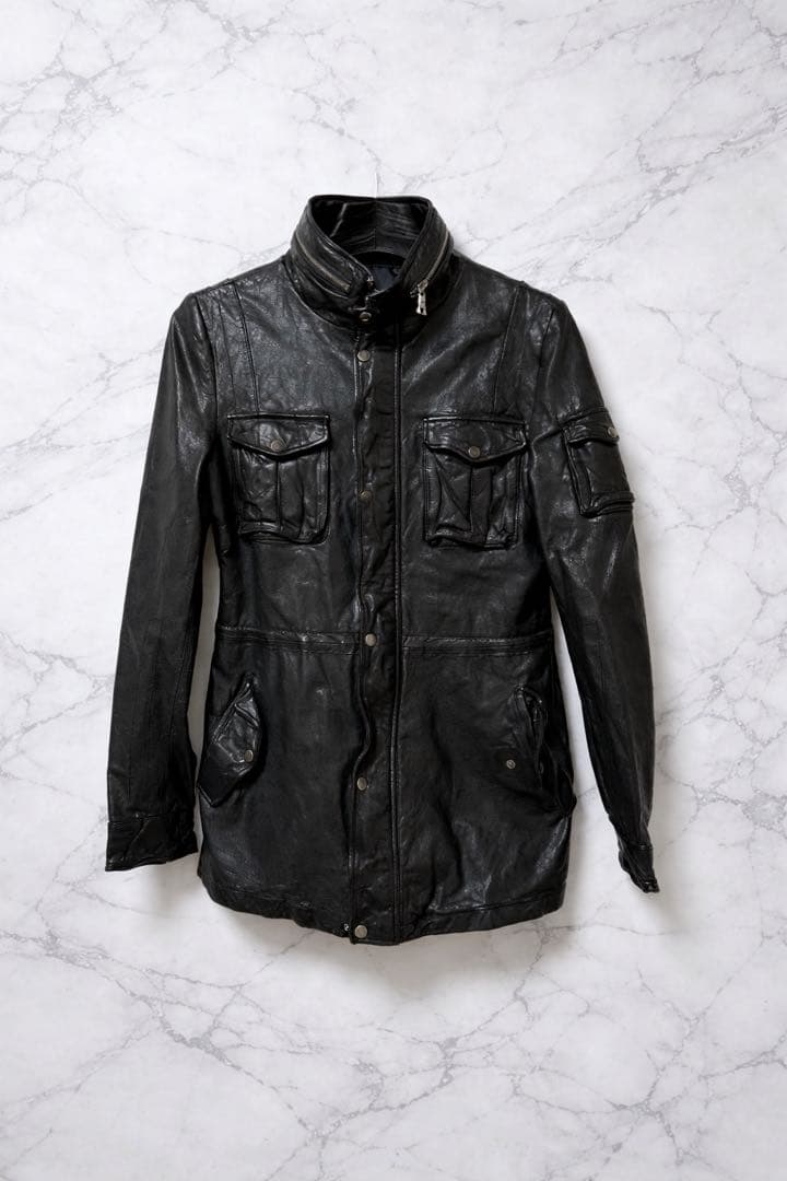 archive レザージャケット 00s M65型ブラック