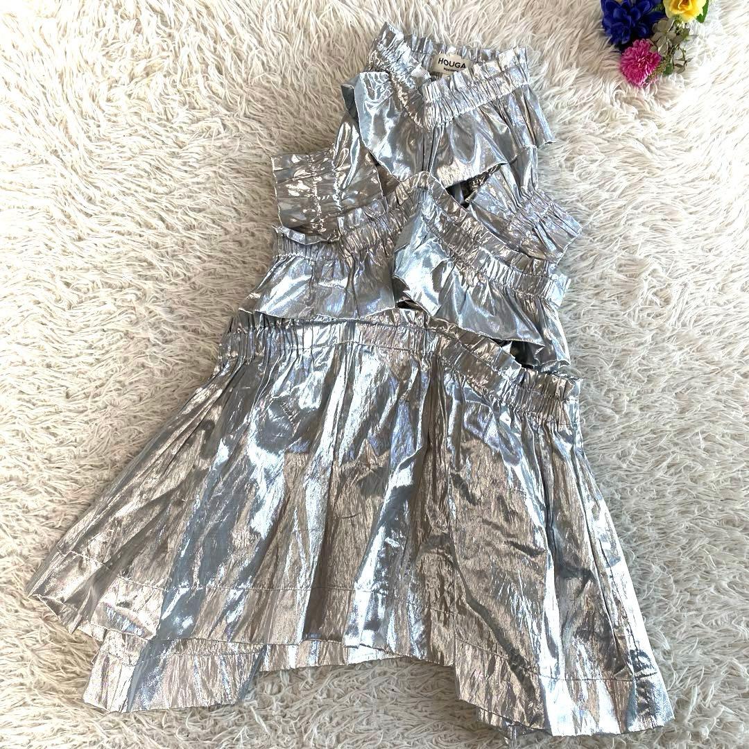 HOUGA ホウガ キキフリルドレス kiki frill dress スカート