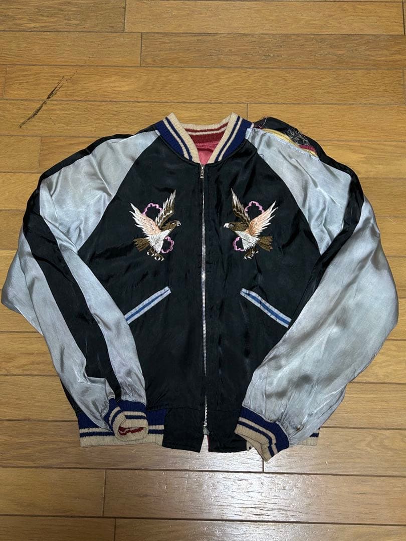 50s reversible souvenir jacket 綿なし