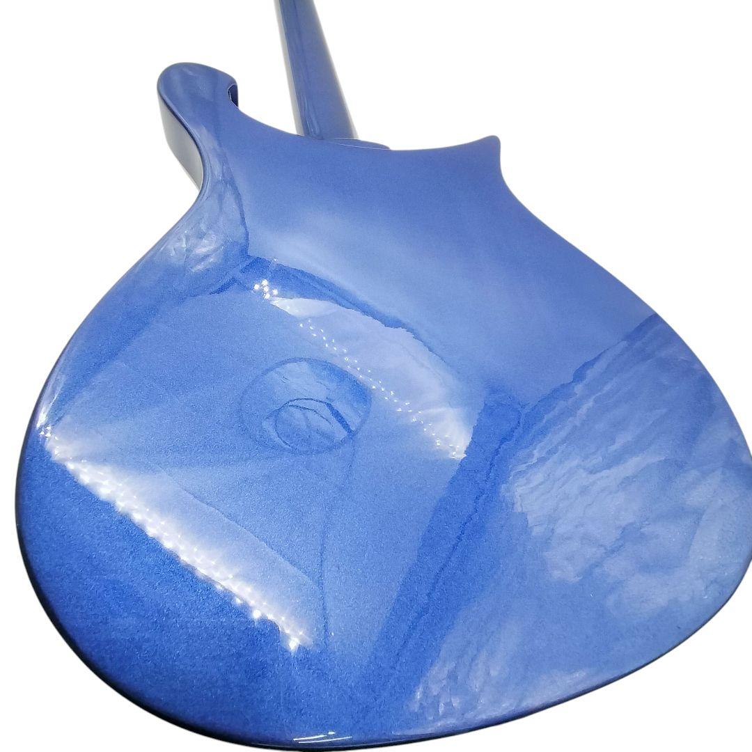 希少レフティ Rickenbackerスタイル エレキギター 青 - メルカリ