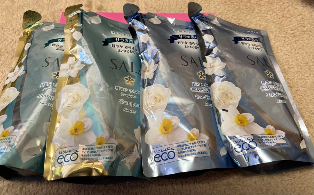 カネボウ サラ　シャンプー&トリートメント(軽やかさらさら)詰替ペア×2セット