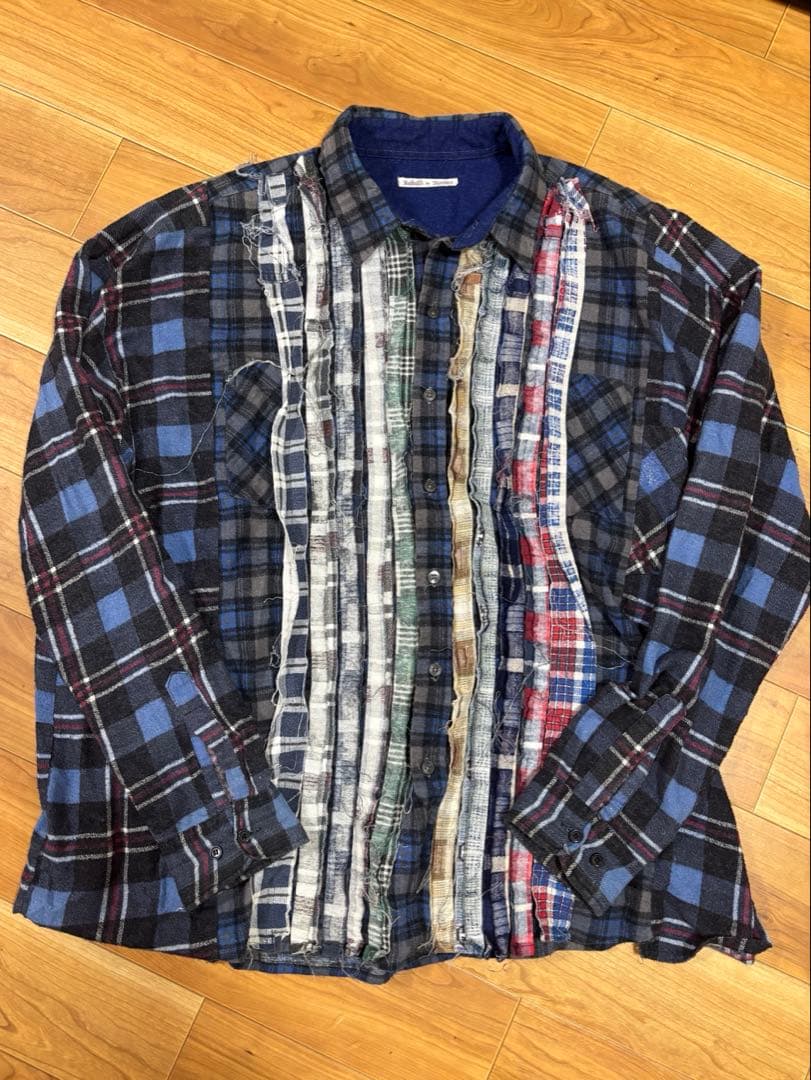 Rebuild by Needles再構築 ネルシャツ 中古・古着通販】Rebuild by Needles (リビルドバイニードルス) 再構築