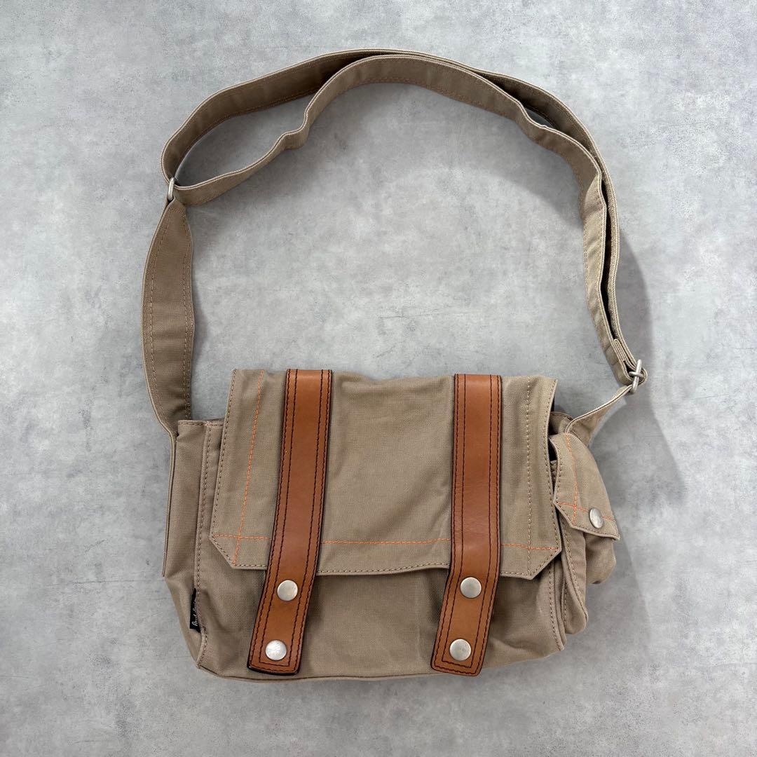 ポールスミス ショルダーバッグ メッセンジャーバッグ vintage カーキ