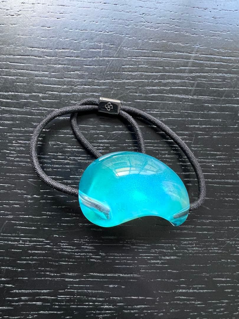 水色 ヘアゴム シュシュ コレットマルーフ THE HAIR BAR TOKYO