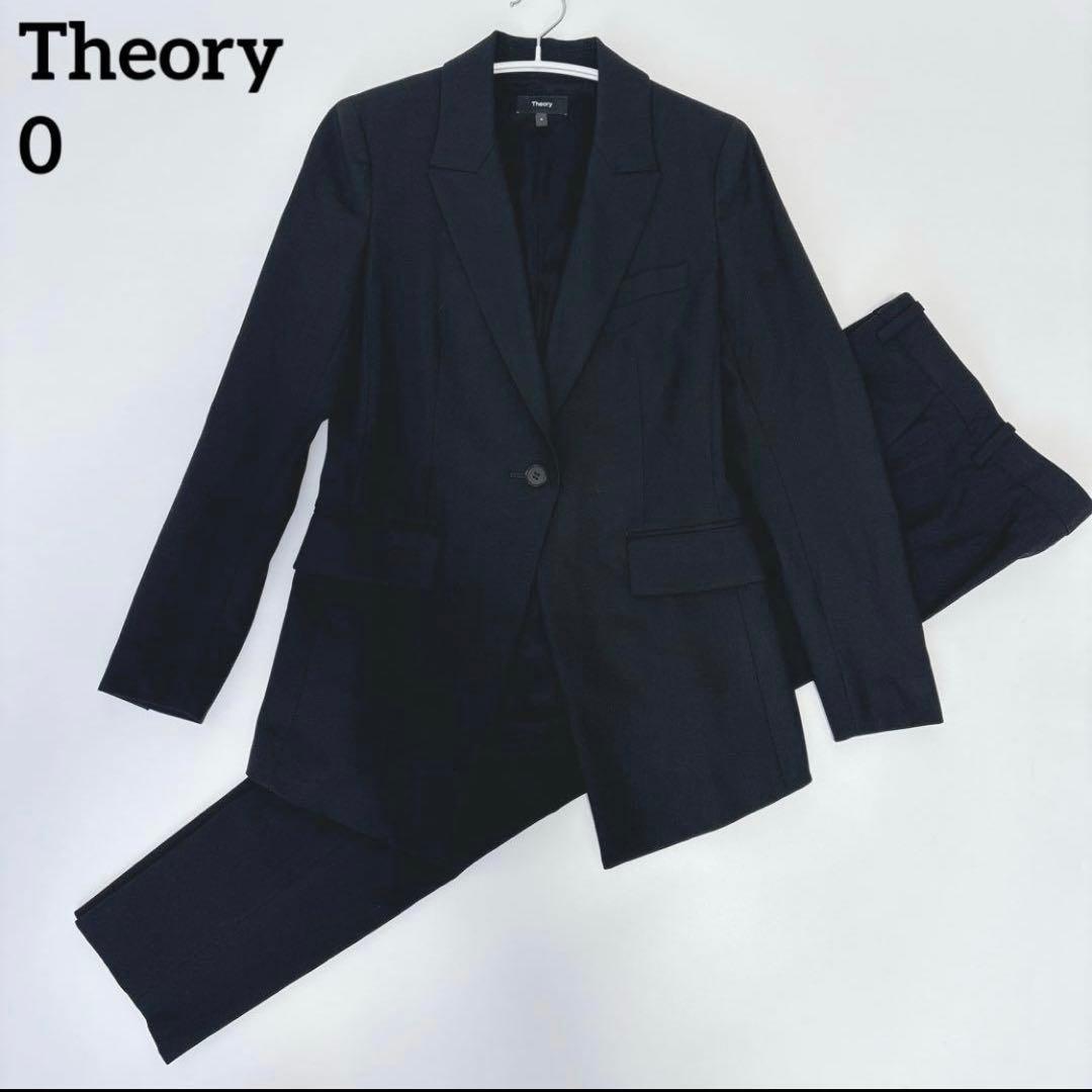 Theory TRACEABLE WOOL パンツスーツ 0 黒 S - メルカリ