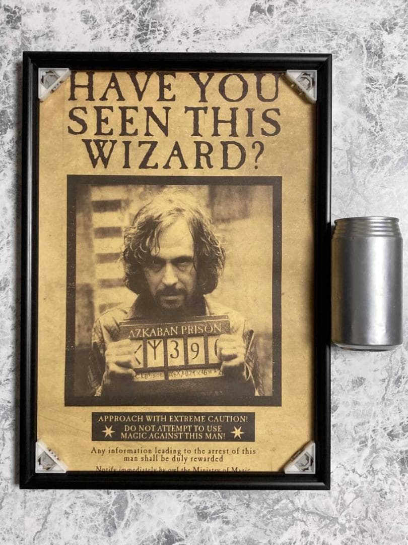 ハリー・ポッター シリウス・ブラックの指名手配 レトロ調 ポスター