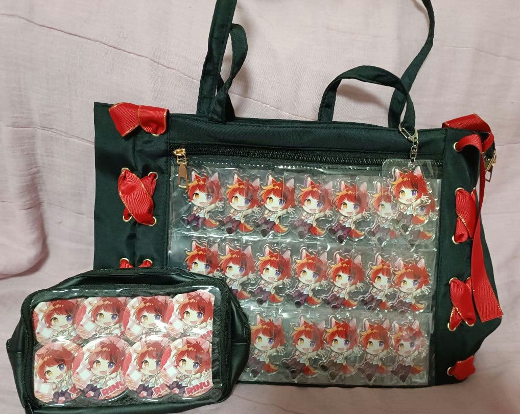 すとぷり　莉犬くん　アクキー痛バ　ポーチ　2022　spring デフォ