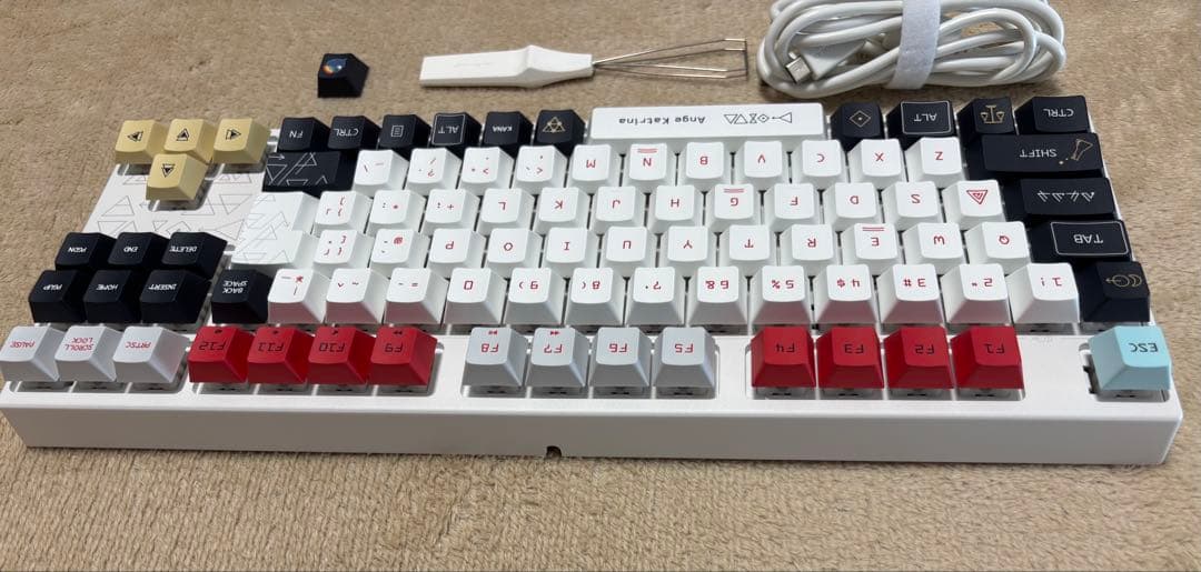アンジュ・カトリーナ ふもコレ キーボード ゲーミングマウスパッド