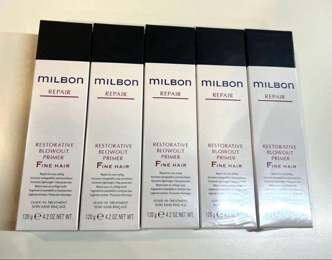 ミルボン　リストラティブブローアウトプライマー　F ファインヘア　5本セット