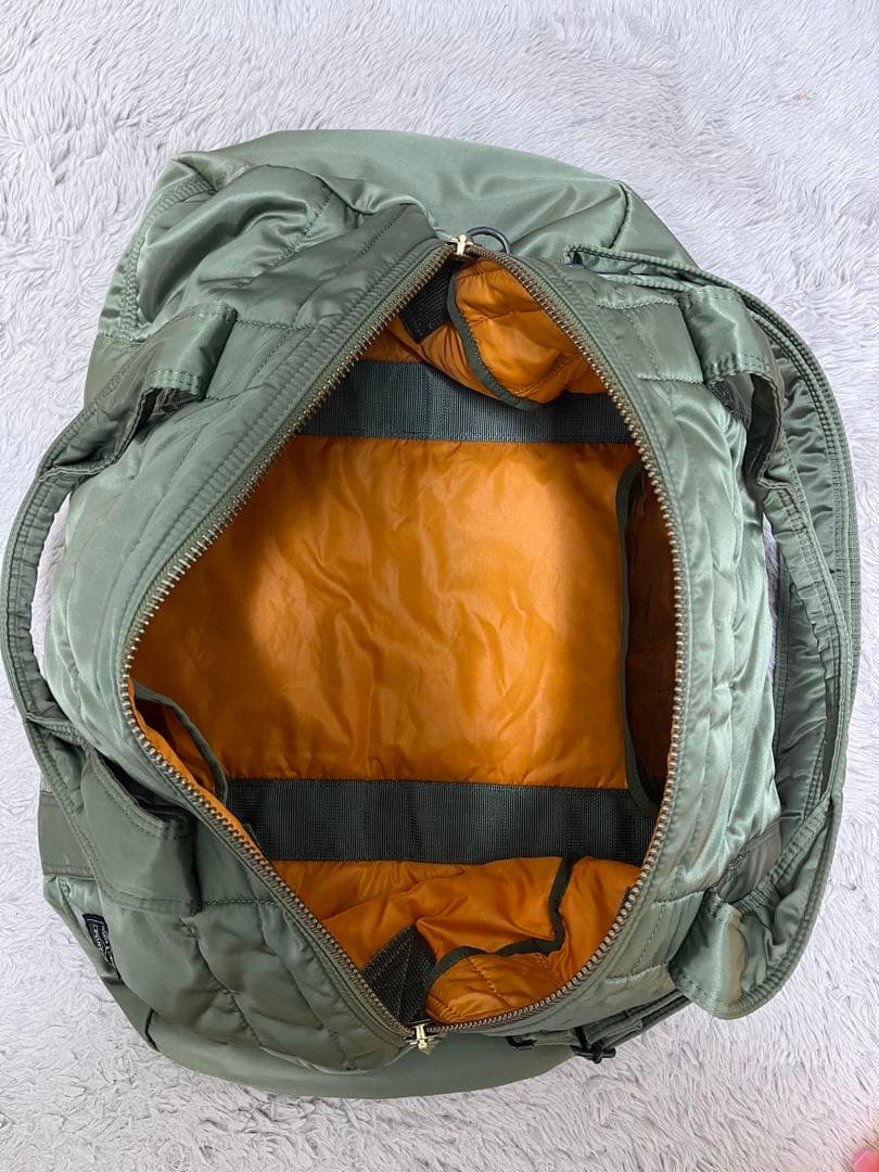 吉田カバン オリーブグリーン ボストンバッグ - メルカリ