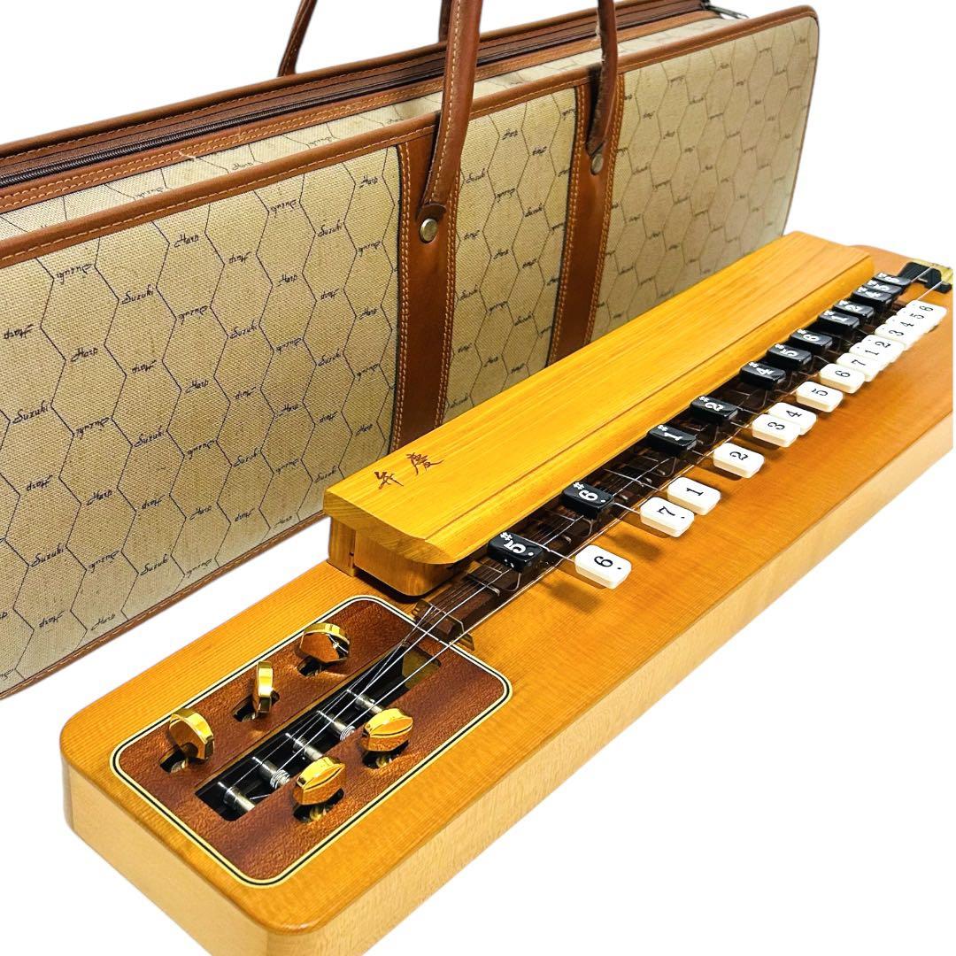✨極美品✨✨ケース付き✨SUZUKI 高級電気大正琴 弁慶 高級 大正琴