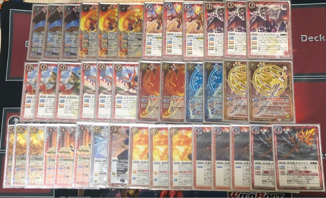 バトスピ 烈火　デッキ　40枚+おまけ Battle Spirits バトルスピリッツ トレーディングカードゲーム