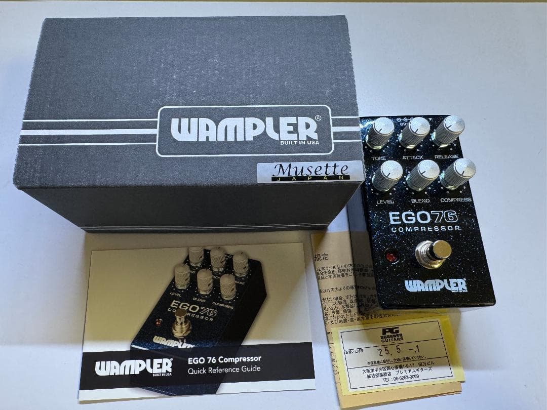 Wampler Ego76 新品同様 2025年5月購入 箱・説明書あり