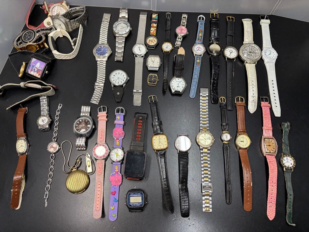 腕時計大量まとめ ヴィンテージ 未検品 デジタル アナログ Yahoo!オークション -「デジタル 時計 ジャンク」の落札相場・落札価格