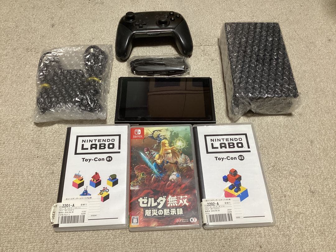 よ*こ様 Nintendo Switch 本体 + Labo1.2 + ゼルダの
