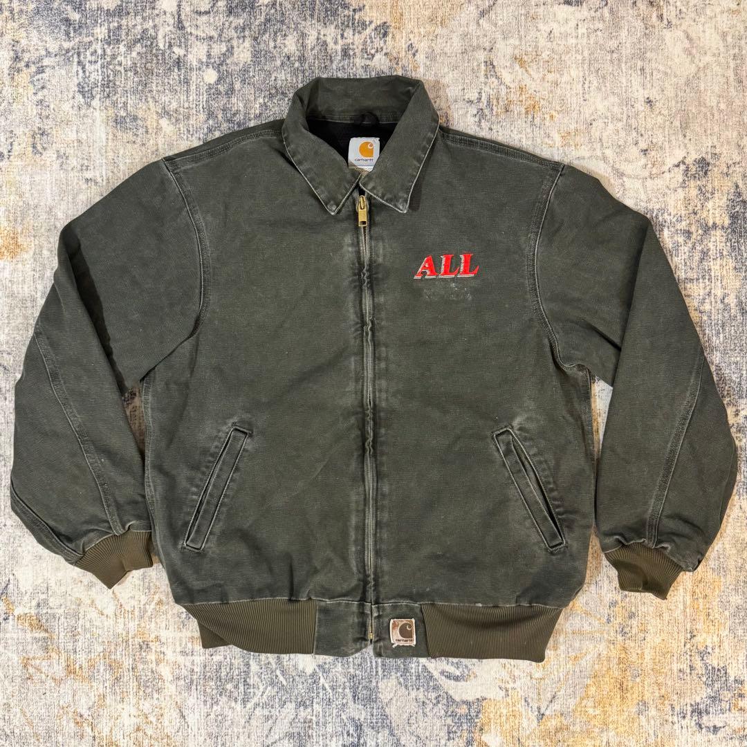 【サイズ良好 M】カーハート サンタフェシルエット ボンバージャケット J102