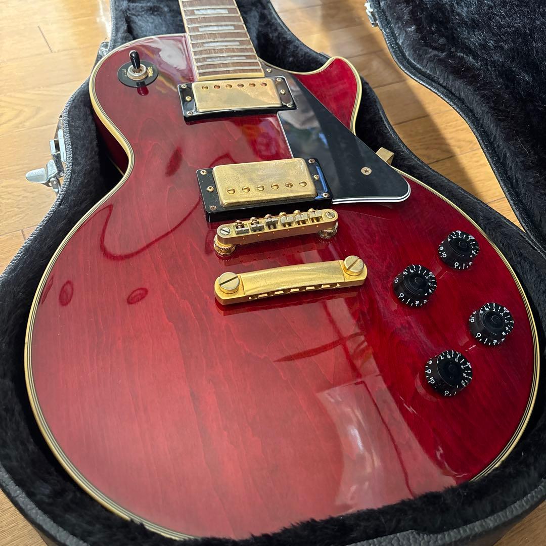 Epiphone Les Paul custom wine red ワインレッド Epiphone Les Paul Custom PRO Wine Red 2017 – Chicago Music Exchange